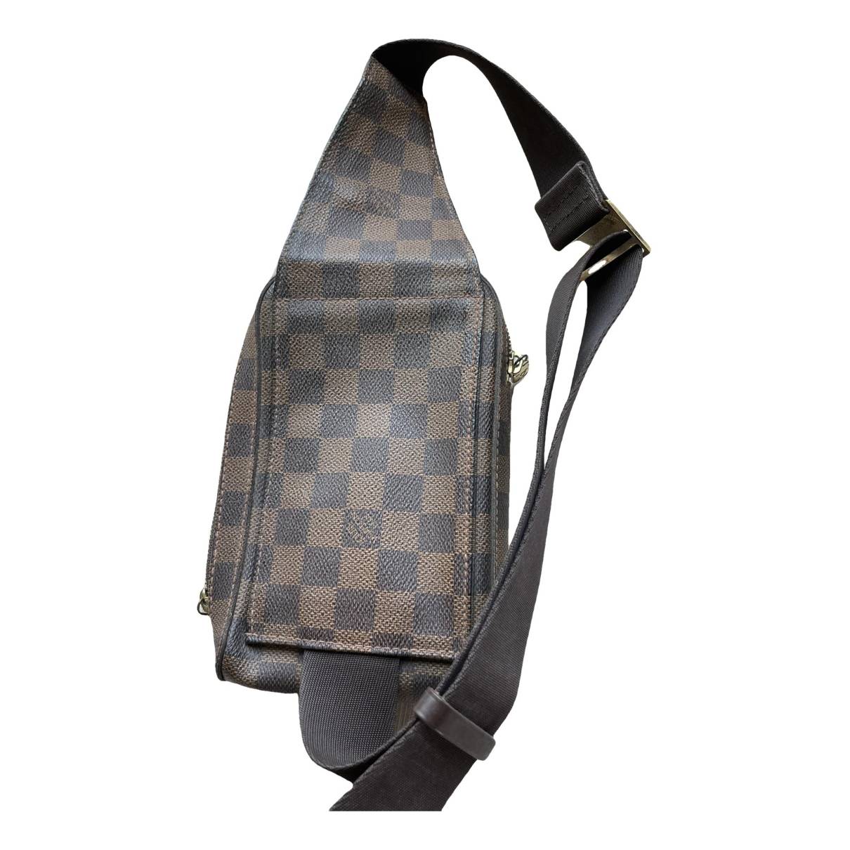 Geronimo cloth travel bag Louis Vuitton Brown in Cloth - 34876486