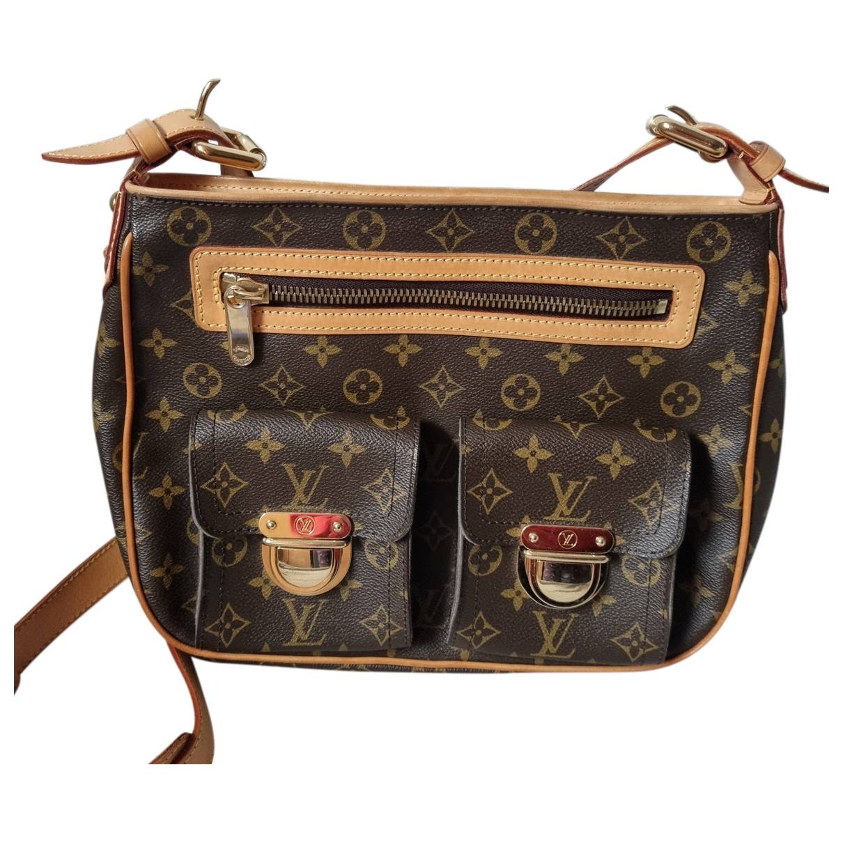 Hudson cloth crossbody bag Louis Vuitton Brown in Cloth - 36636774