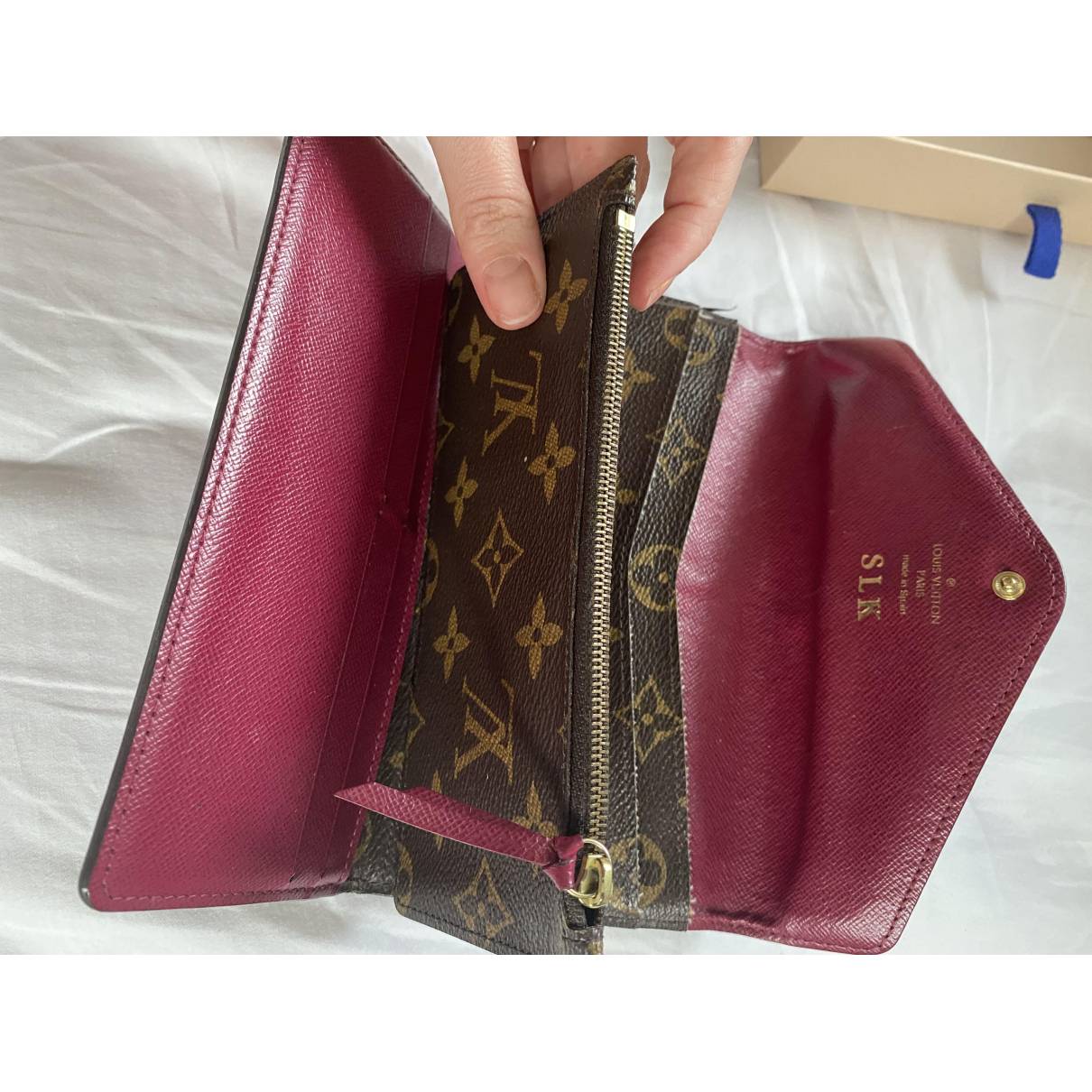 Joséphine cloth wallet Louis Vuitton Brown in Cloth - 35464560