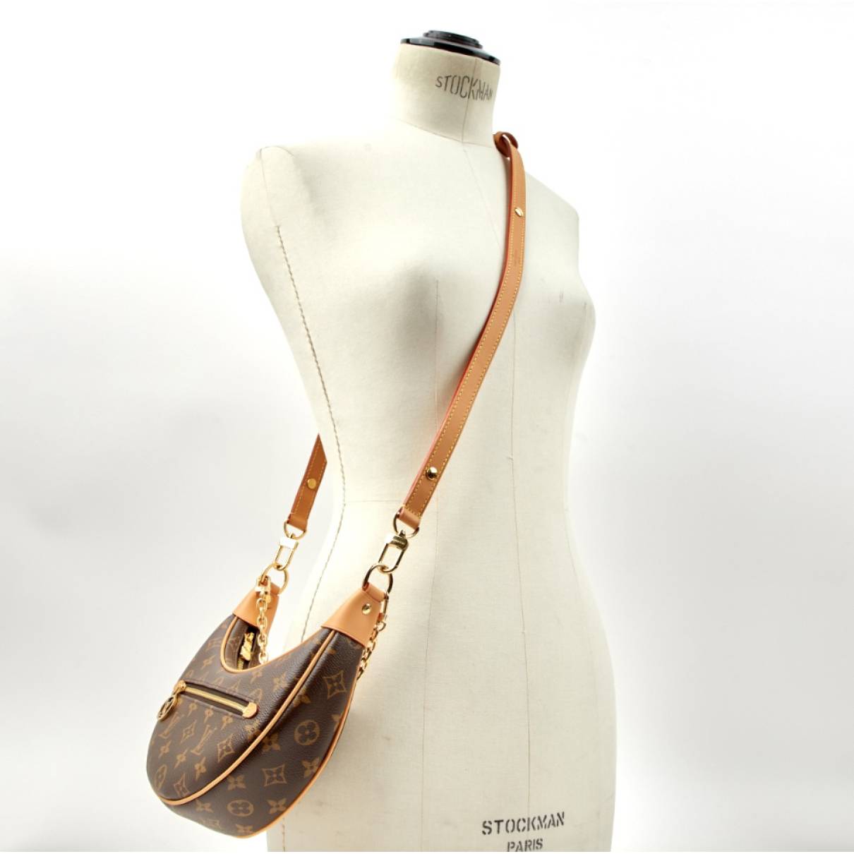 Louis Vuitton Loop Handbag Monogram Canvas Brown 2288861
