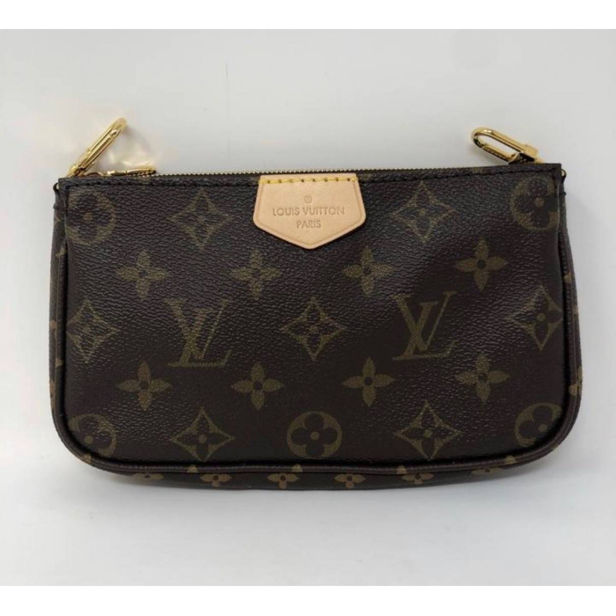Multi pochette accessoires cloth crossbody bag Louis Vuitton Brown in Cloth  - 25251196