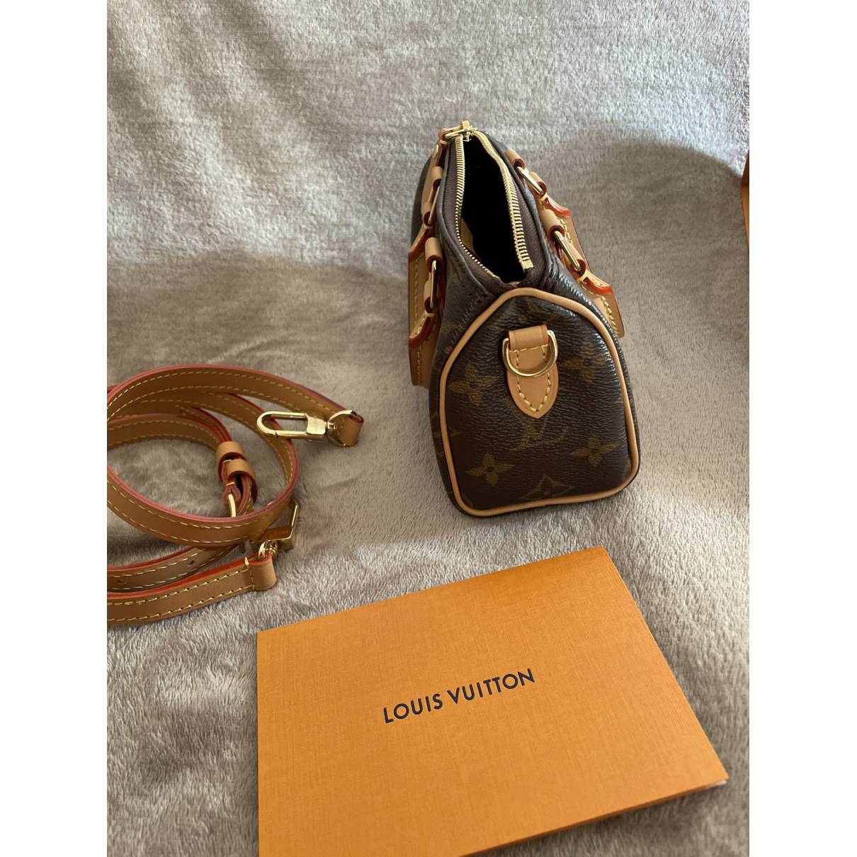 Nano Speedy / Mini HL cloth crossbody bag Louis Vuitton