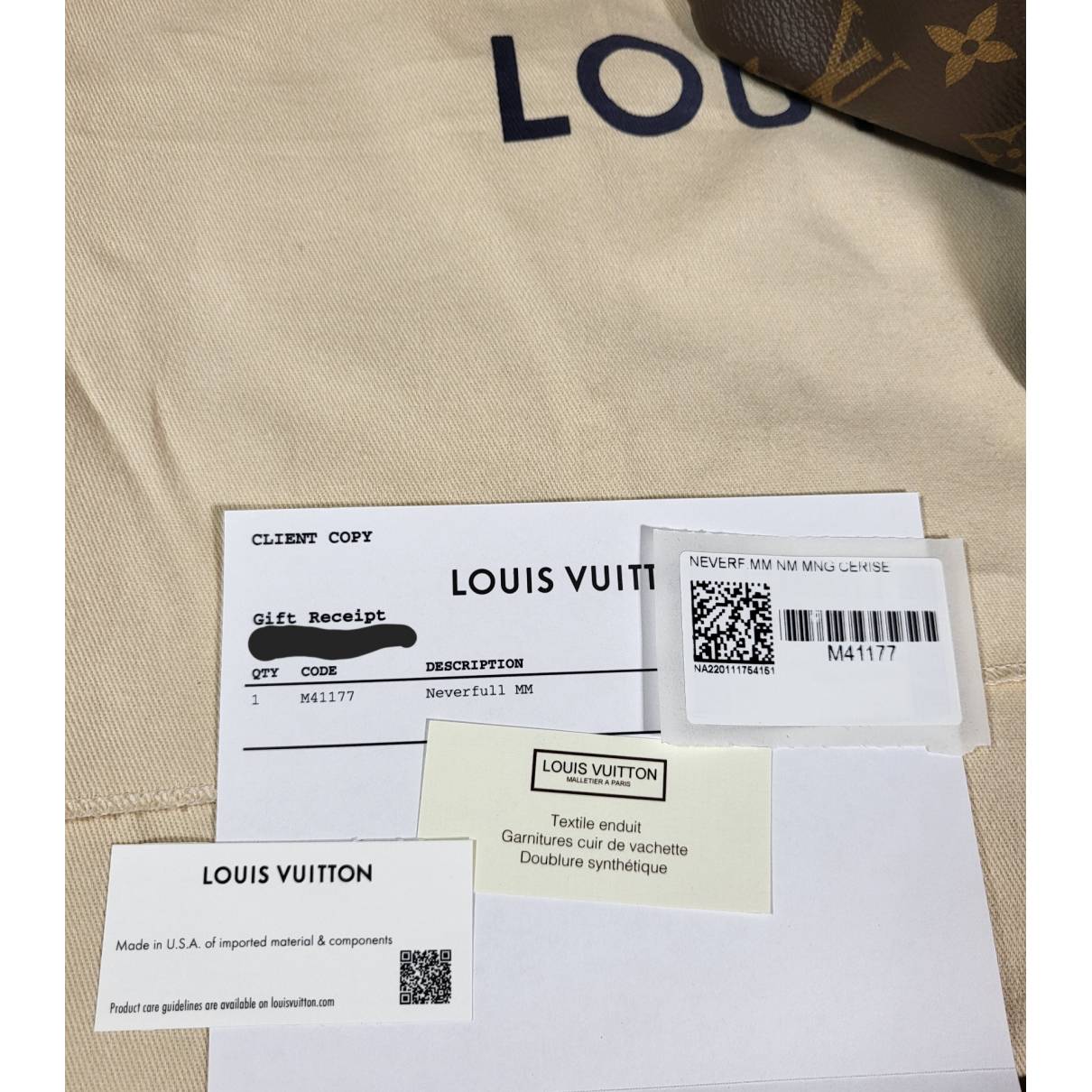 Louis Vuitton Neverfull GM Brown Cloth ref.970784 - Joli Closet