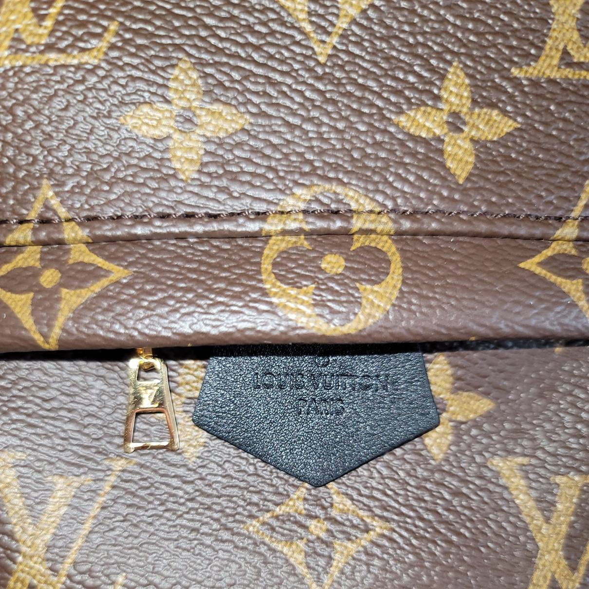Louis Vuitton Palm Springs Monogram MM Brown Cloth ref.136558 - Joli Closet