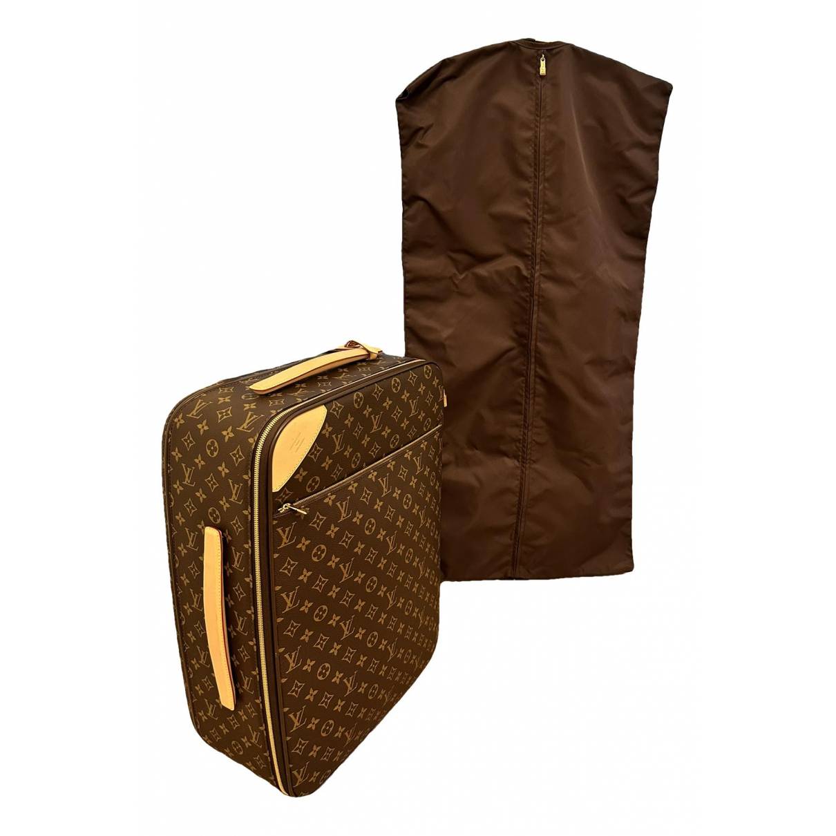 Pegase cloth travel bag Louis Vuitton Brown in Cloth - 35501394