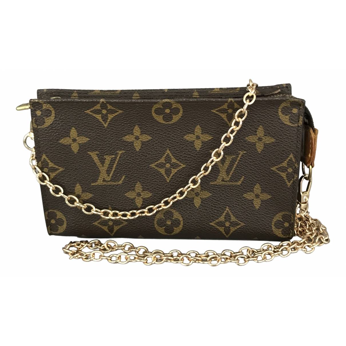 Pochette accessoire cloth crossbody bag Louis Vuitton Brown in Cloth -  26537340