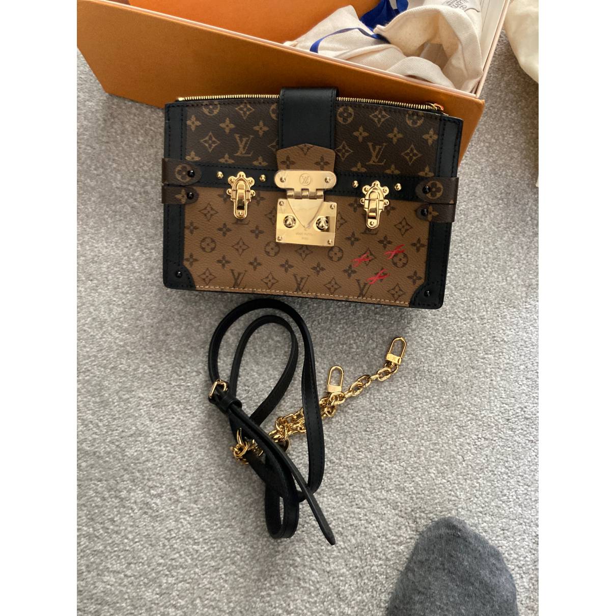 Louis Vuitton Authenticated Pochette Trunk Handbag