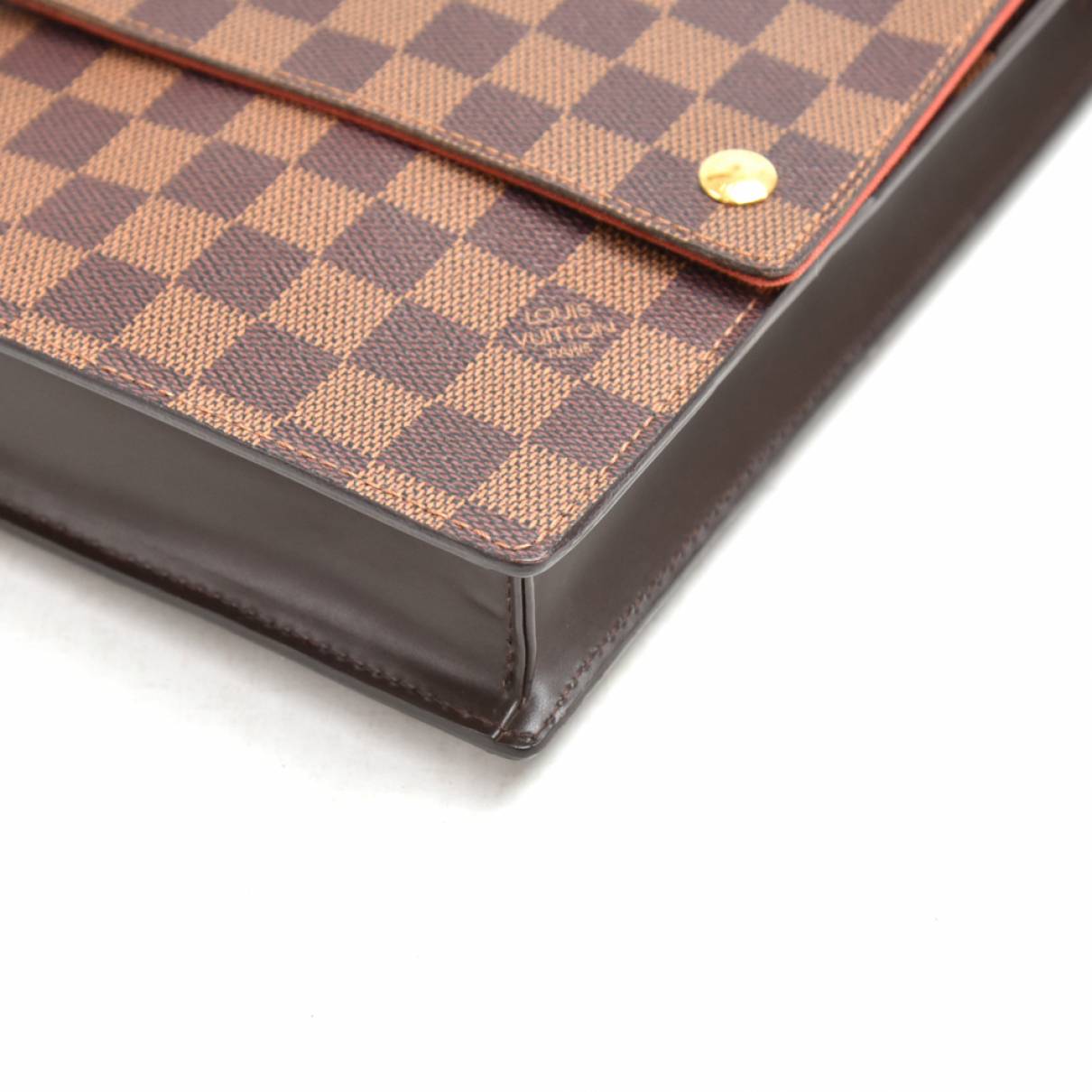 Portobello cloth handbag Louis Vuitton Brown in Cloth - 35584303