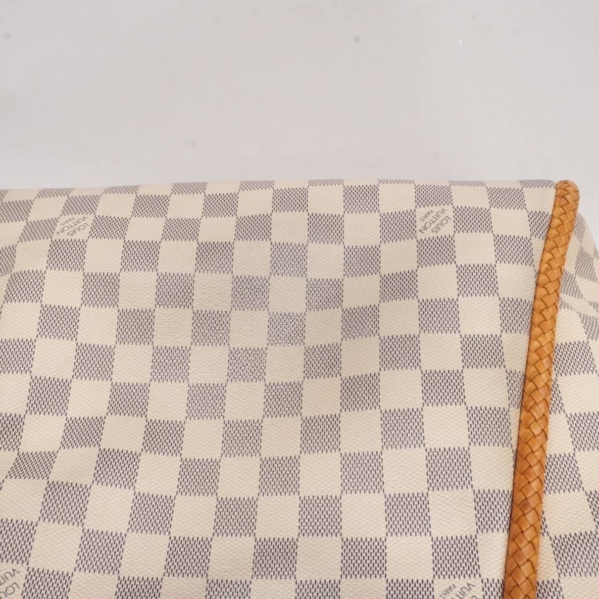 Propriano cloth handbag Louis Vuitton Brown in Cloth - 35619175