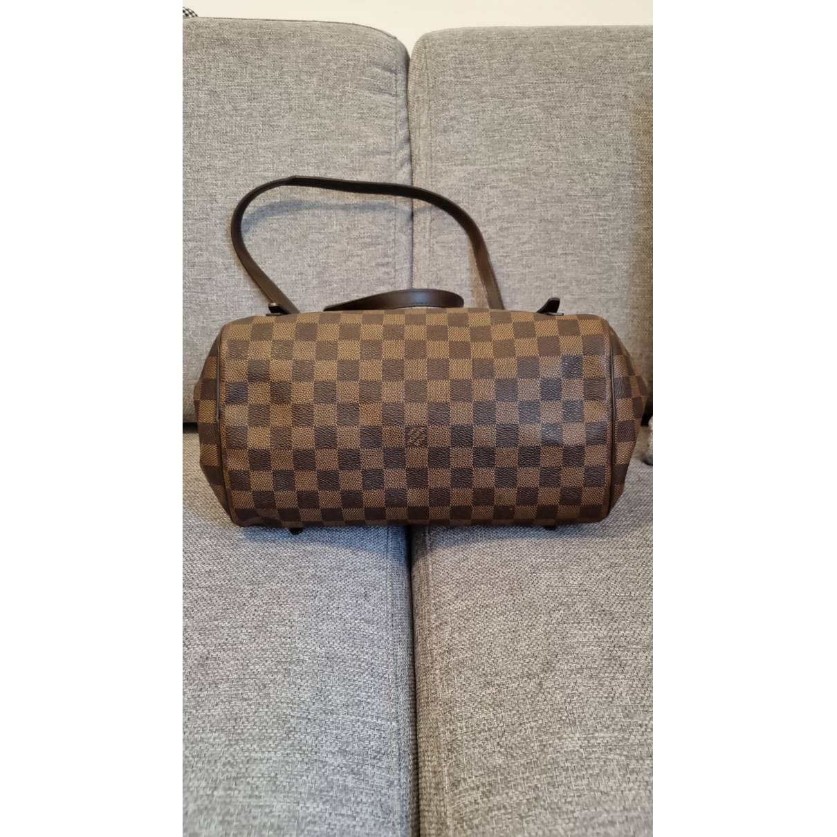 Louis Vuitton Rivington Brown Canvas Shoulder Bag (Pre-Owned)