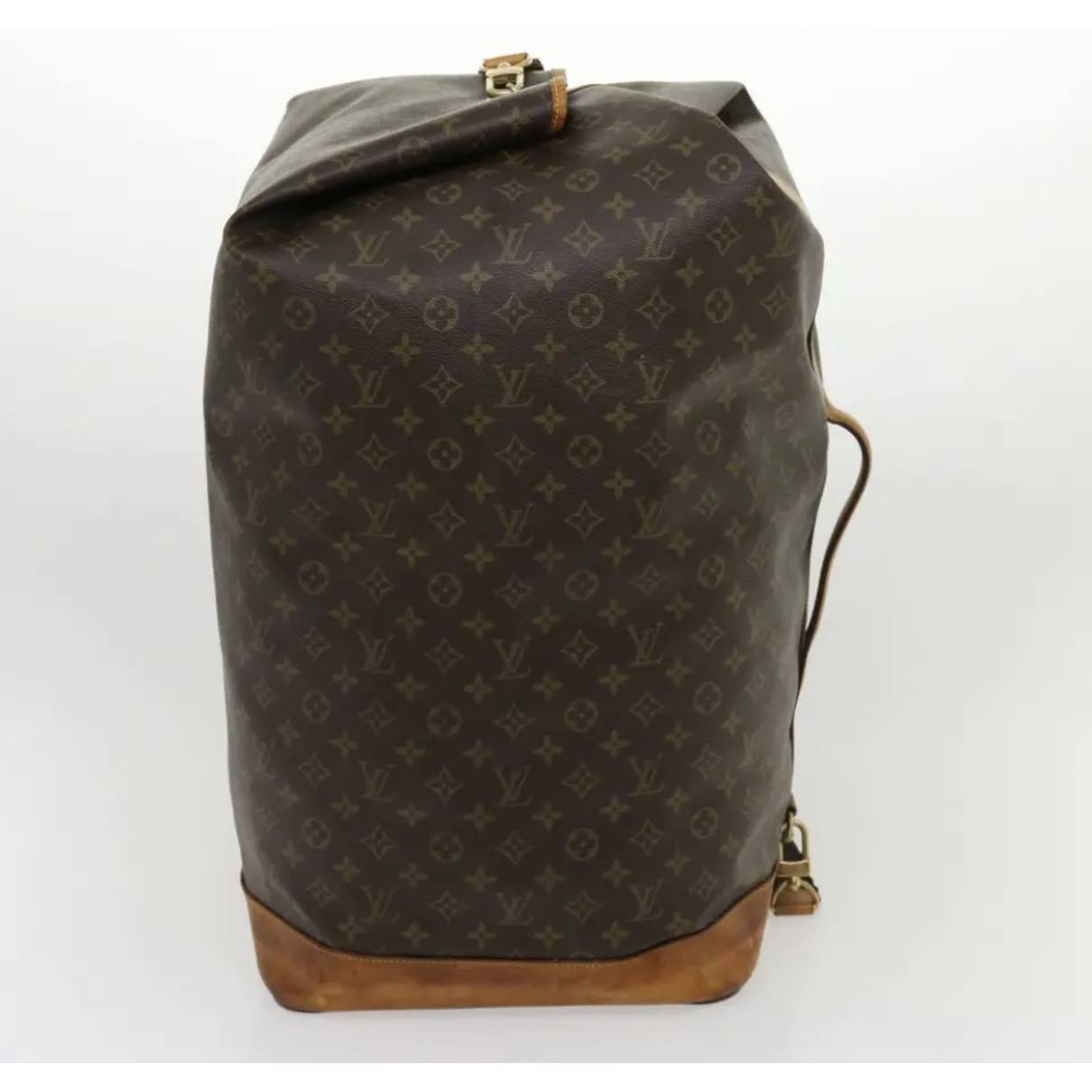 Sac souple cloth 48h bag Louis Vuitton Brown in Cloth - 30185194