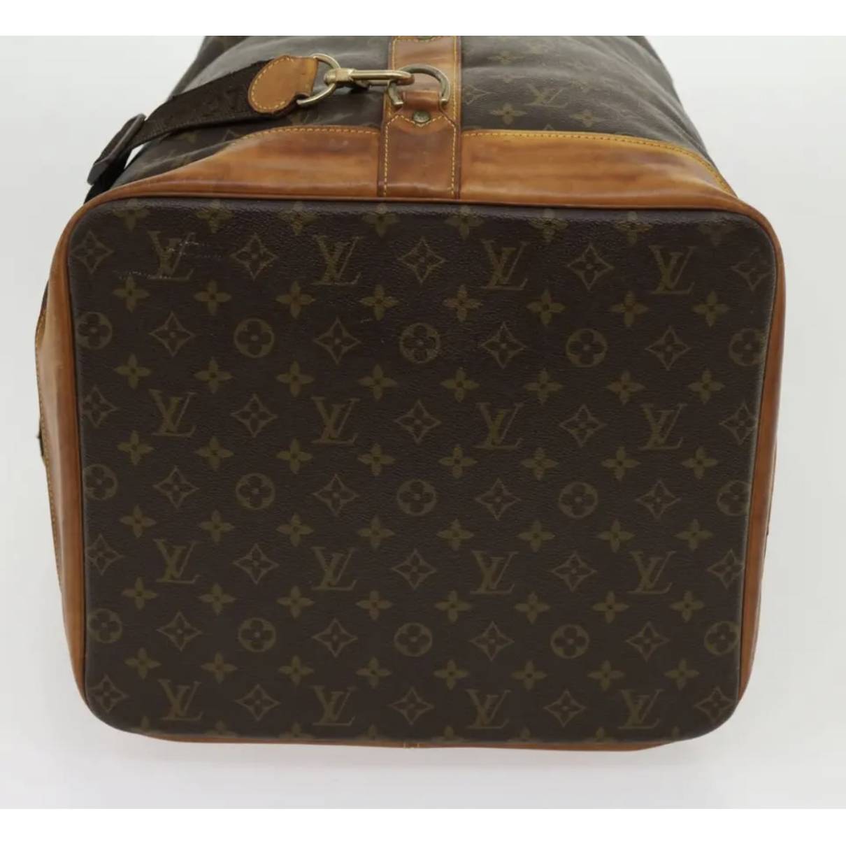 Sac souple cloth 48h bag Louis Vuitton Brown in Cloth - 24181361