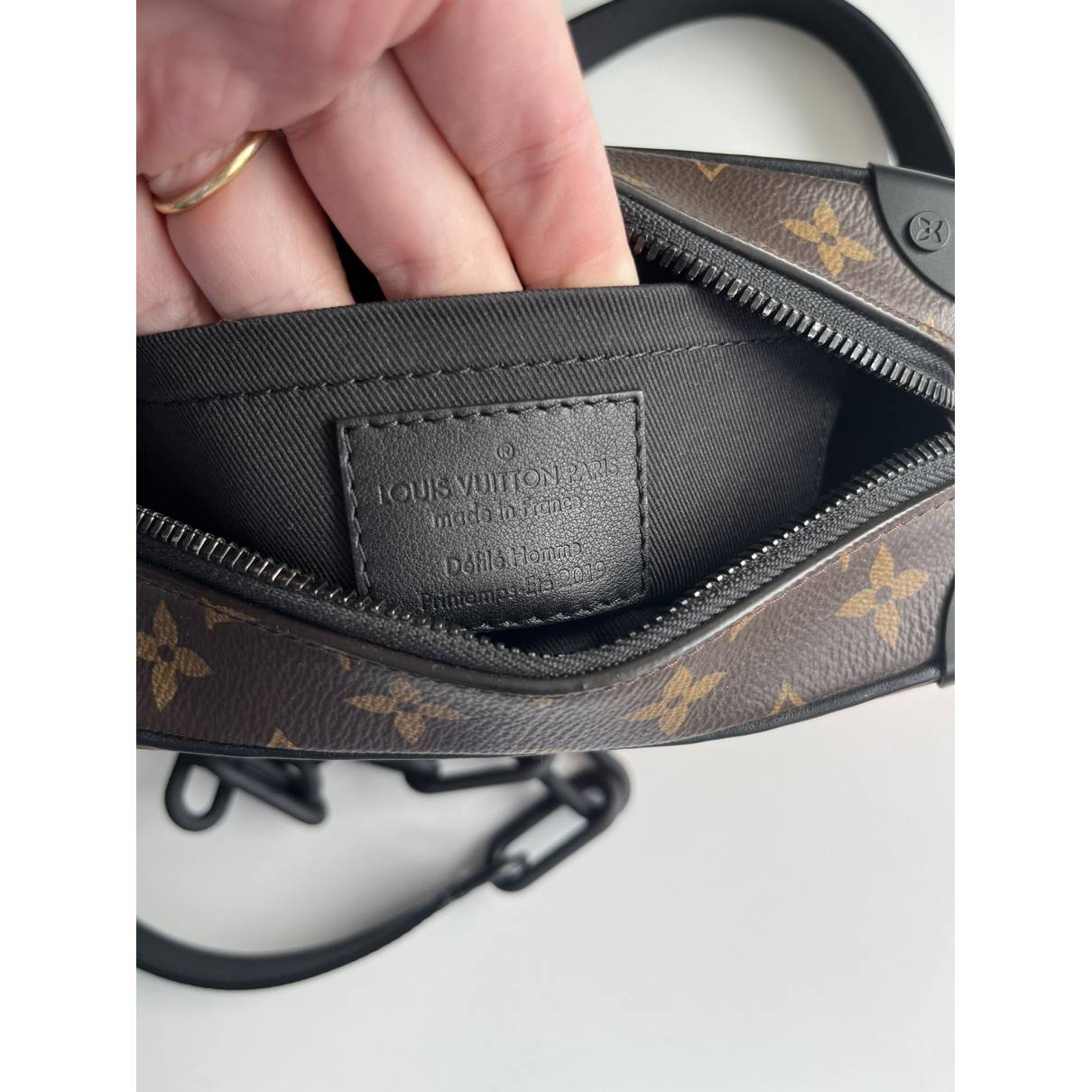 Soft trunk mini cloth bag Louis Vuitton Brown in Cloth - 28271883