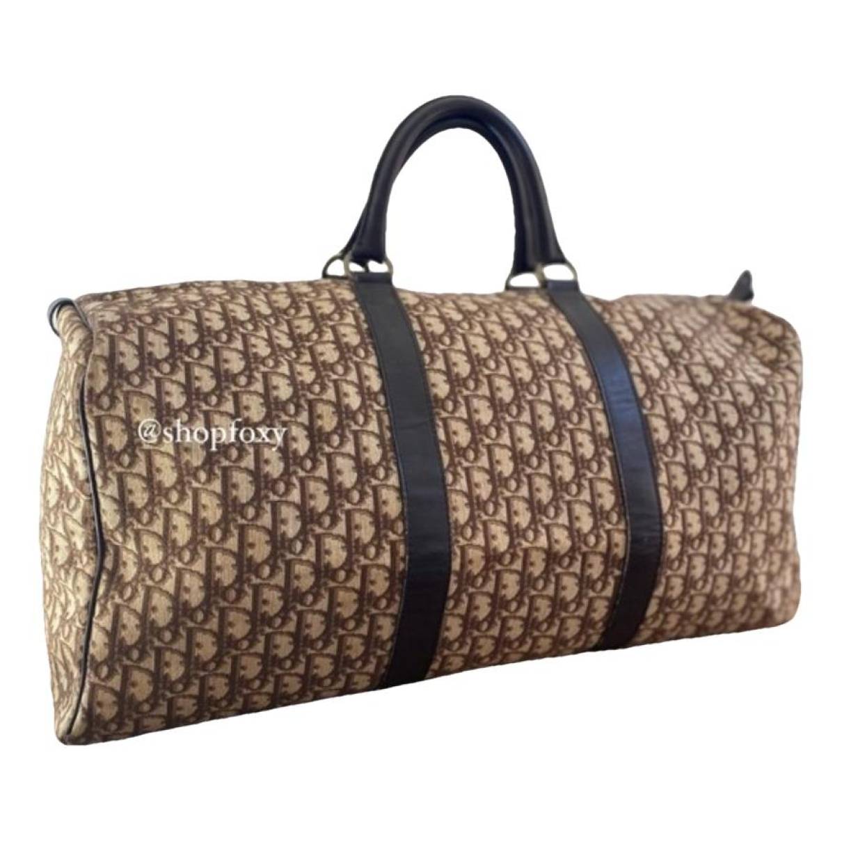 Speedy handbag Dior Brown in Cotton - 35836567
