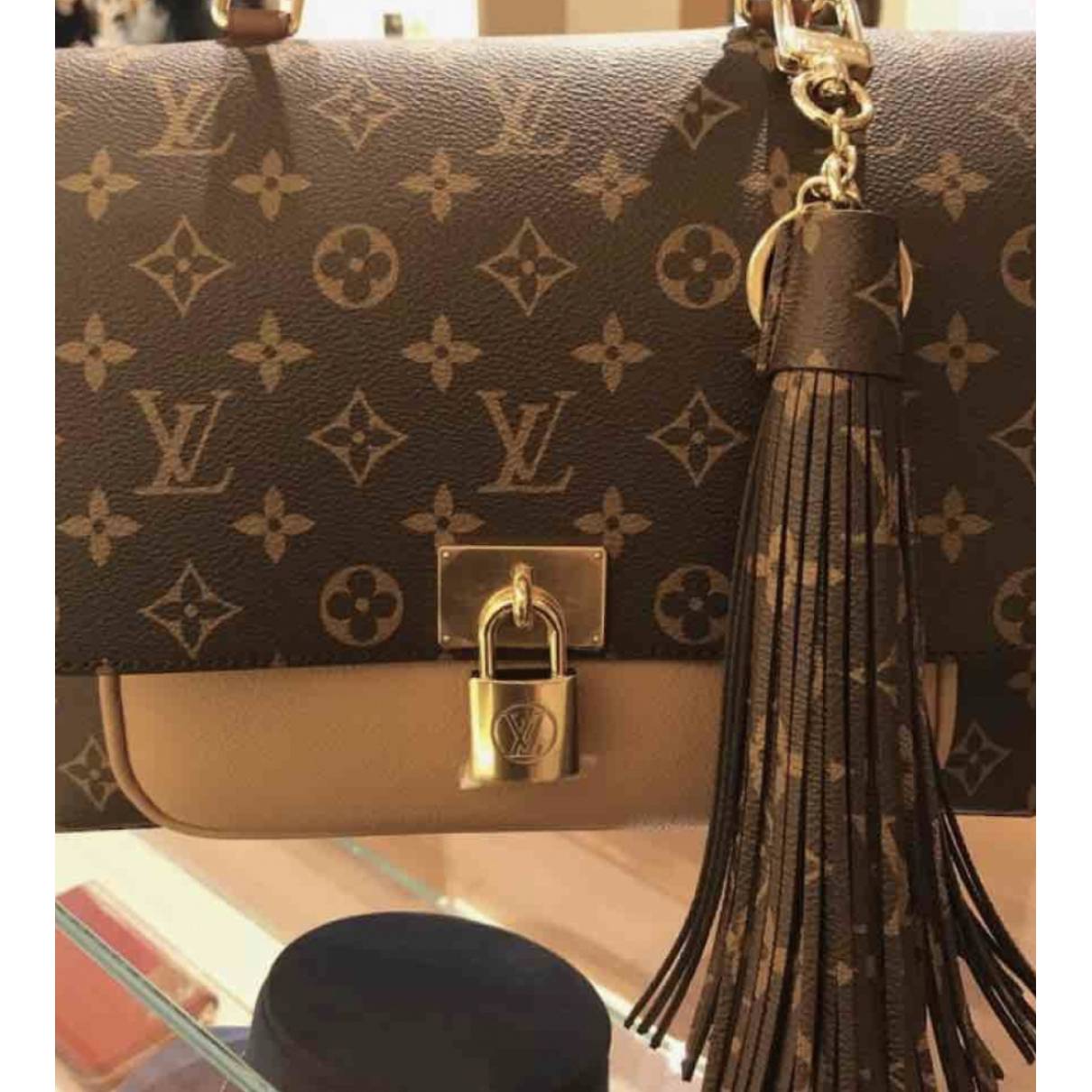 Louis Vuitton - Authenticated Tassel Bag Charm - Cloth Brown for Women, Good Condition