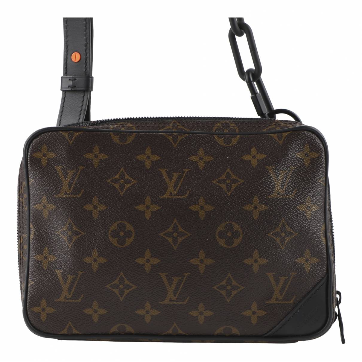 Pre-owned Louis Vuitton Utility Front Bag Monogram Brown