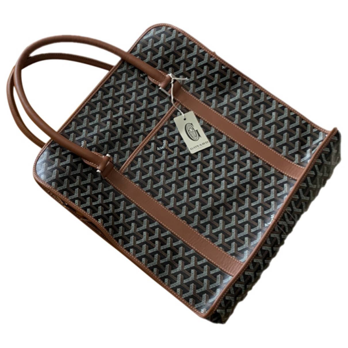 Leather travel bag Goyard Brown in Leather - 36990835