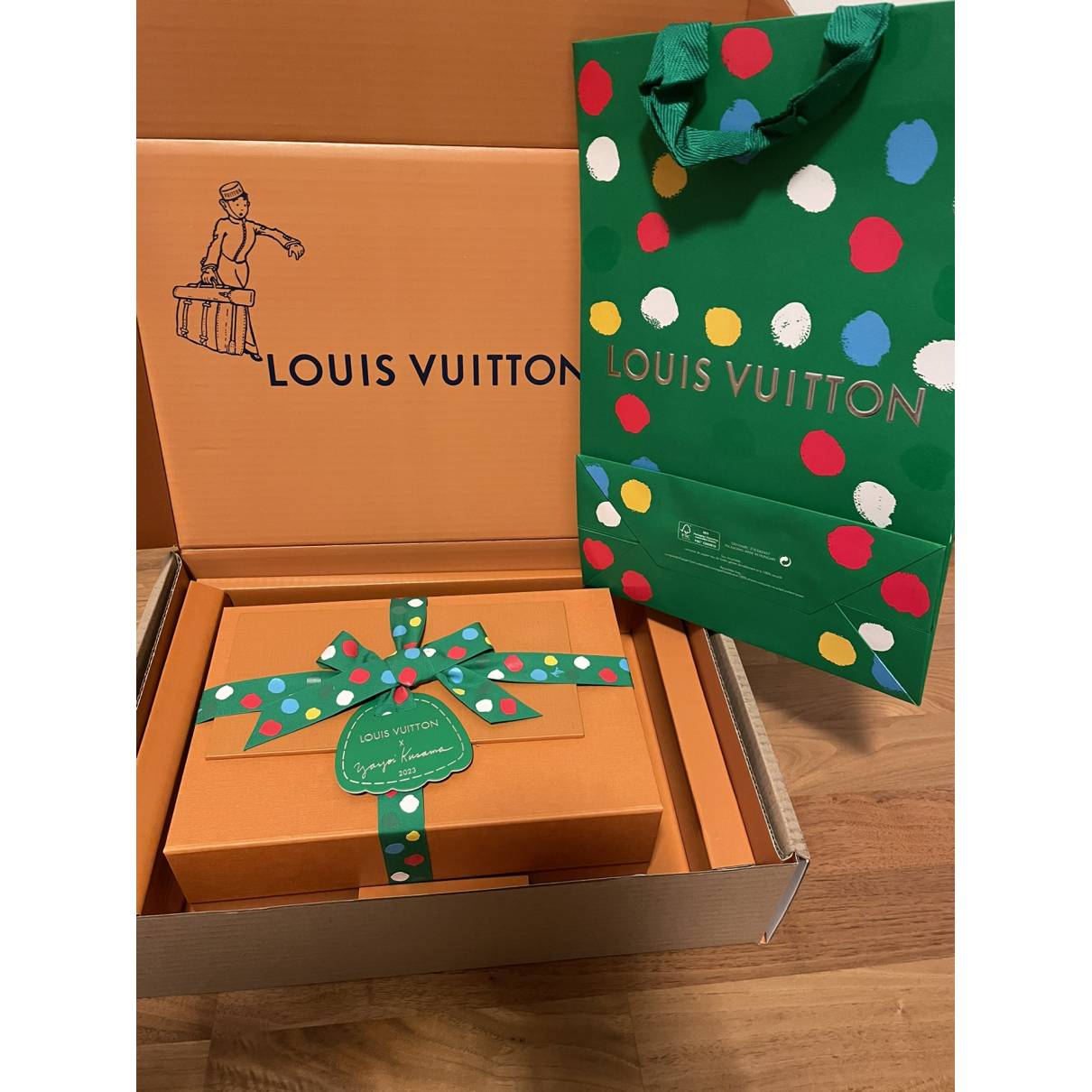 Vanity case Louis Vuitton x Yayoi Kusama Brown in Cotton - 31023286
