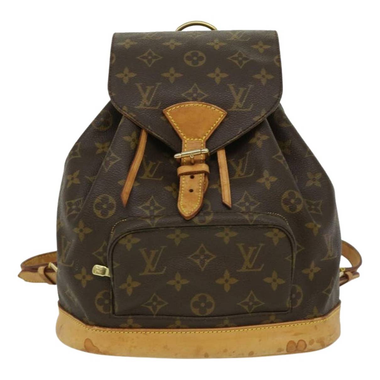 Montsouris vintage exotic leathers backpack Louis Vuitton Brown in