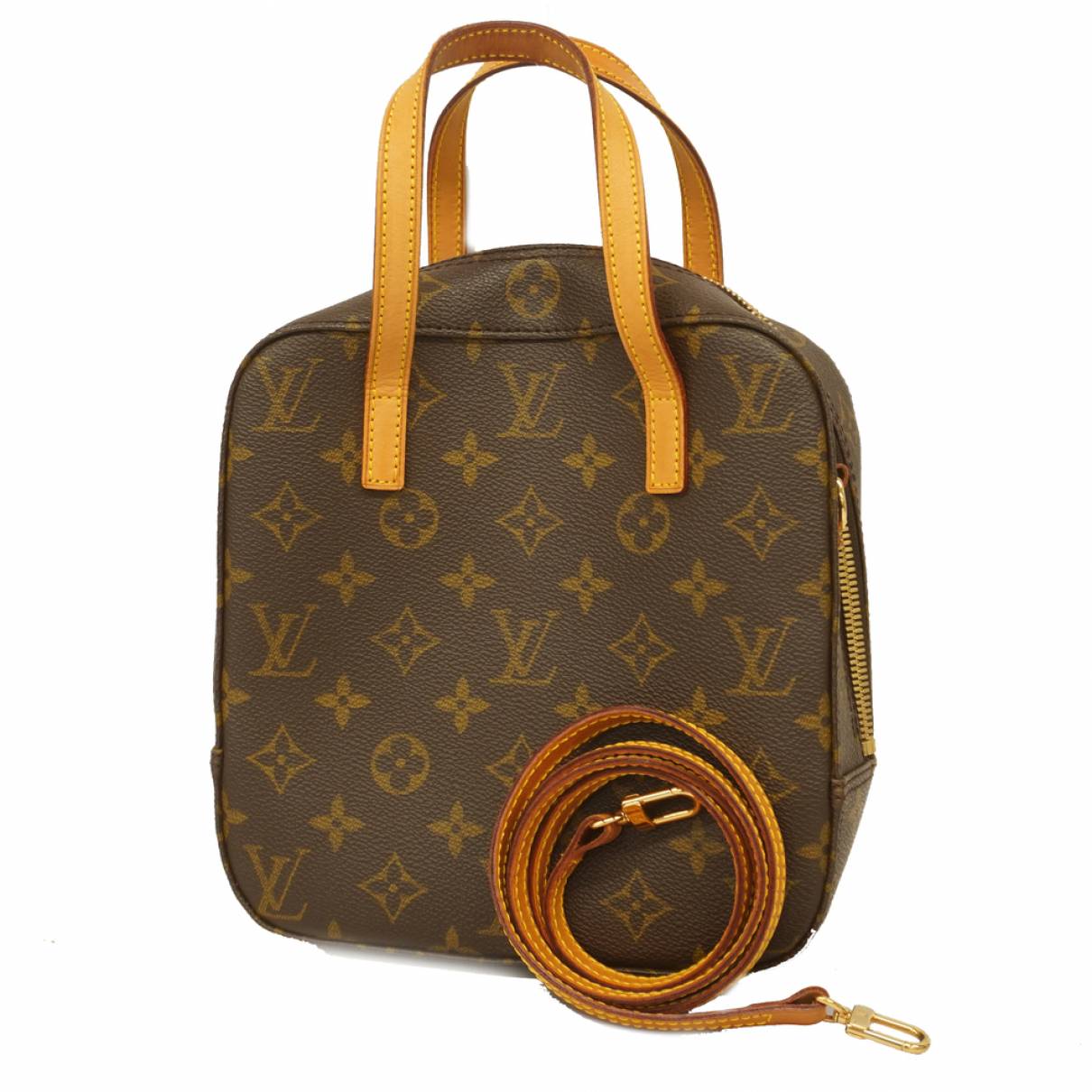 Louis Vuitton Shoulder Bag Spontini 2Way Hand M47500 Monogram Canvas Brown  Women's LOUIS VUITTON