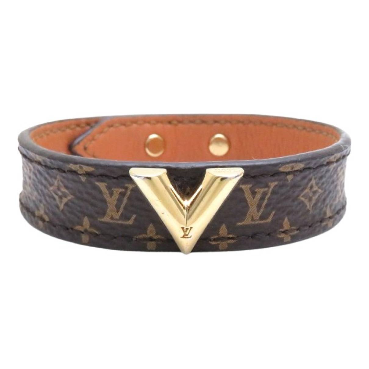 Bracelet Louis Vuitton Brown in Gold plated - 32436599