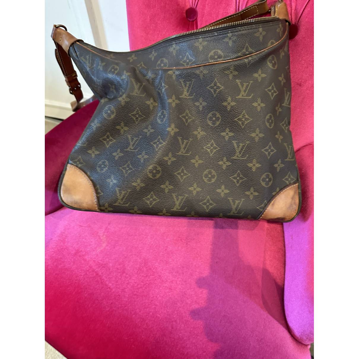 Bagatelle vintage leather handbag Louis Vuitton Brown in Leather - 34832643