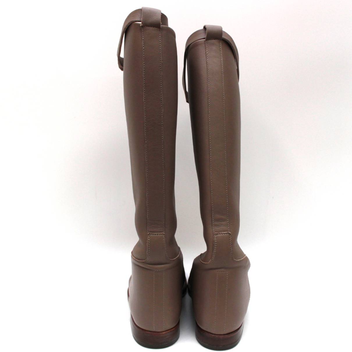 Leather western boots Hermès