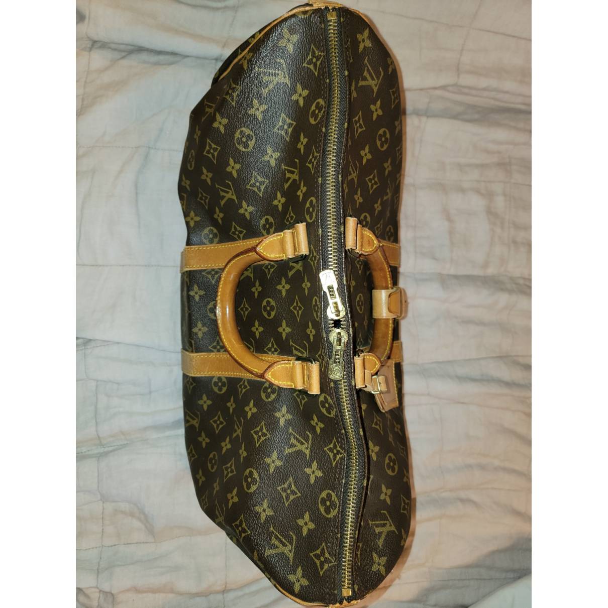 Trousse de toilette leather travel bag Louis Vuitton Brown in Leather -  36087183