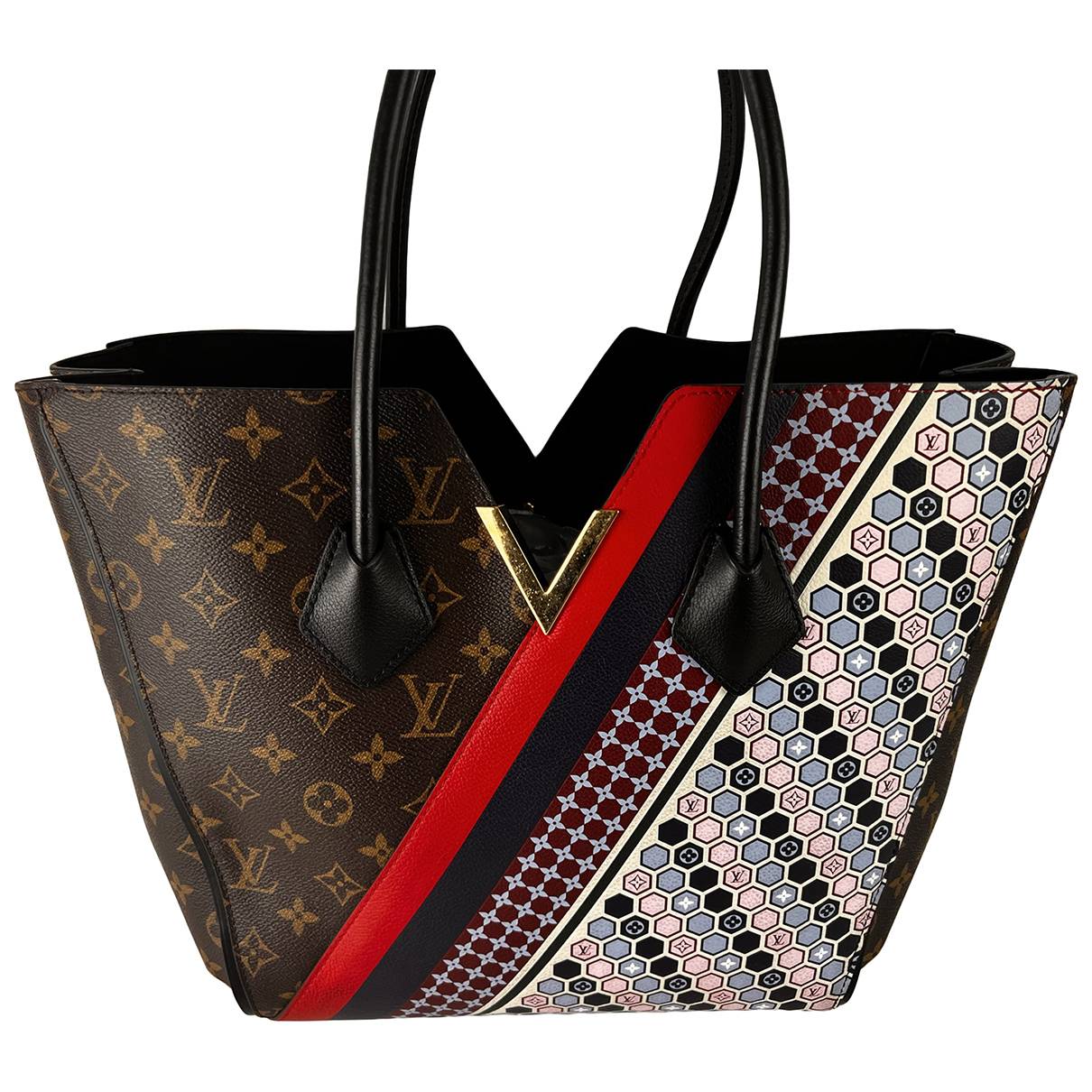 Louis Vuitton Kimono Monogram Calfskin Tote Handbag