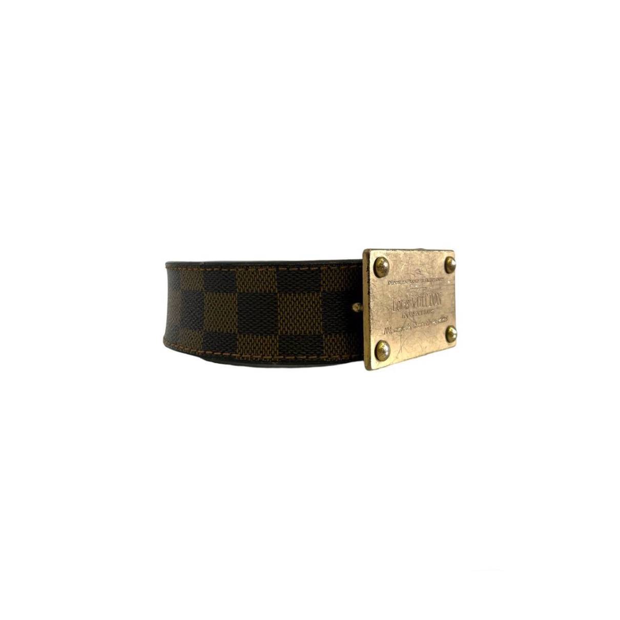 Leather belt Louis Vuitton Brown size 100 cm in Leather - 33313488