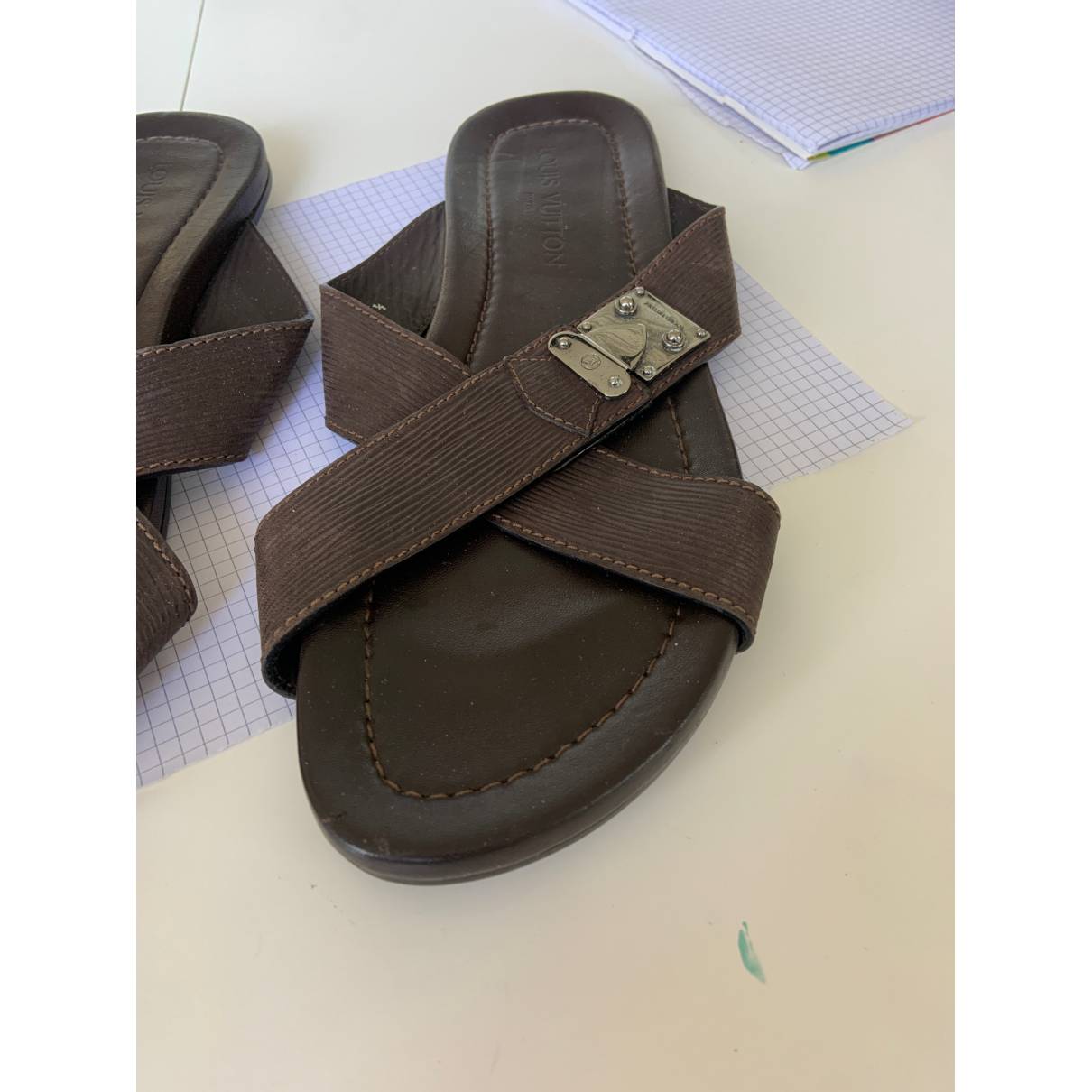 Louis Vuitton Leather Sandals for Men