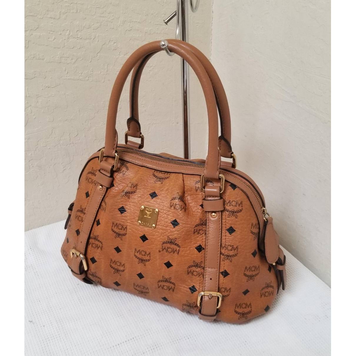 Mcm - Authenticated Handbag - Leather Brown for Women, Good Condition