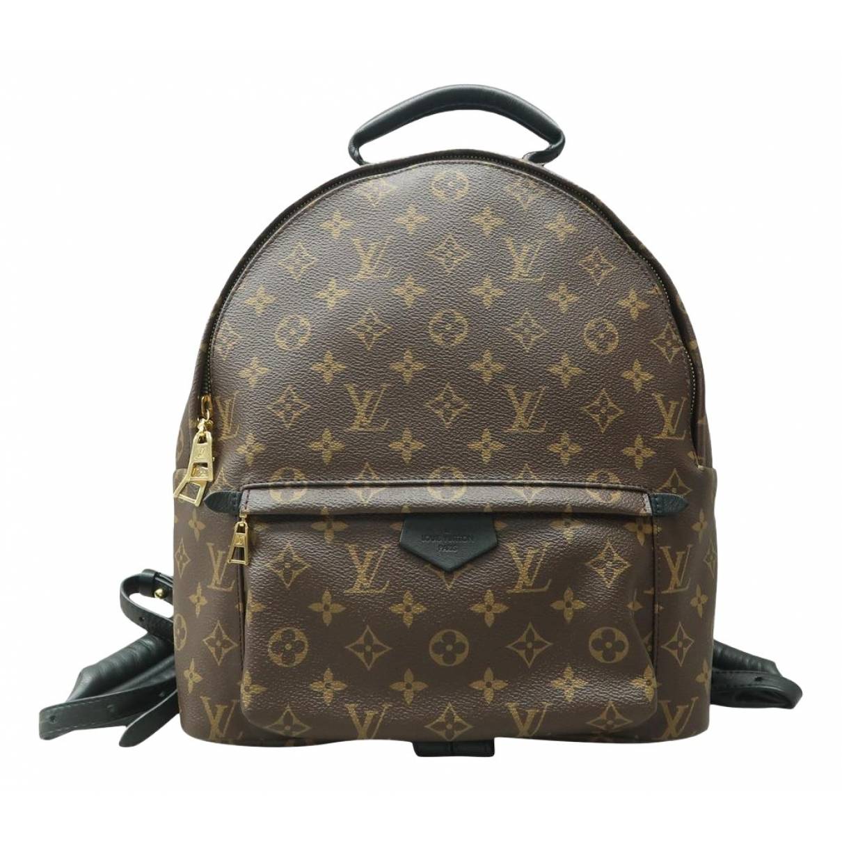 Palm springs leather backpack Louis Vuitton Brown in Leather - 37312220