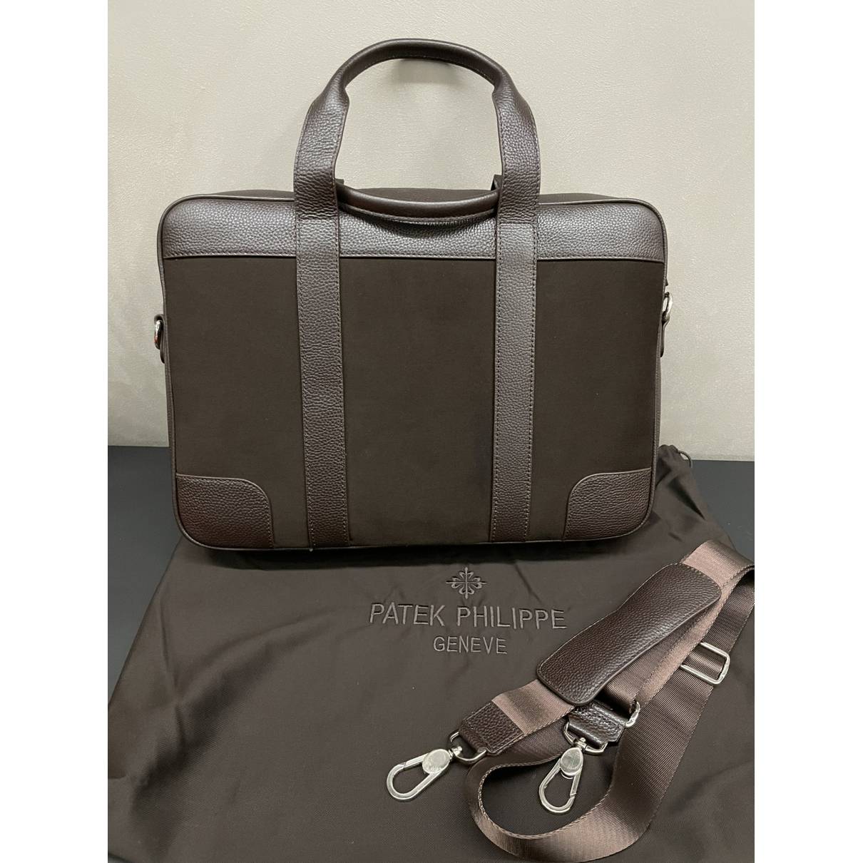 Leather travel bag Patek Philippe Brown in Leather - 29572327