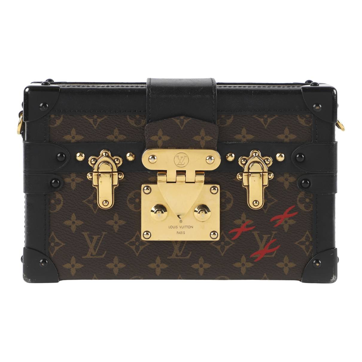 Petite malle leather clutch bag Louis Vuitton Multicolour in Leather -  33211612