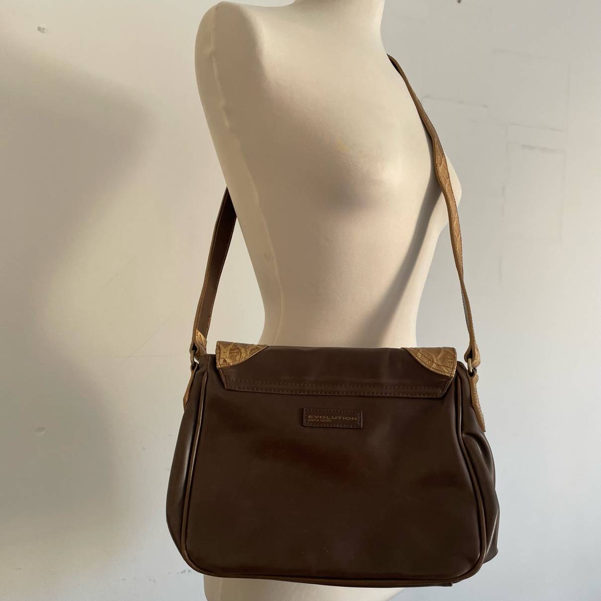 Leather handbag Pierre Cardin