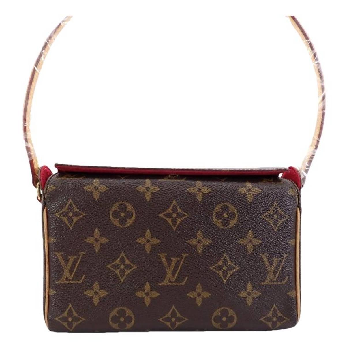 Recital leather handbag Louis Vuitton Brown in Leather - 35150366