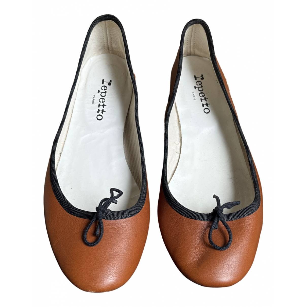 Leather ballet flats Repetto Brown size 41 EU in Leather - 36605893