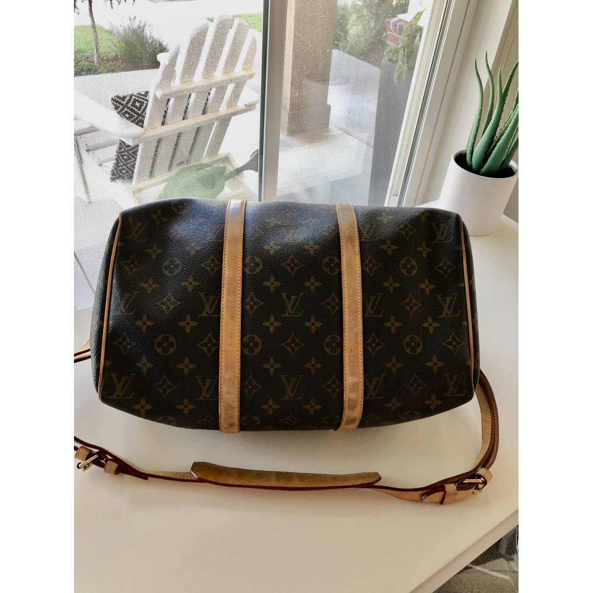 Sofia coppola leather handbag Louis Vuitton Brown in Leather