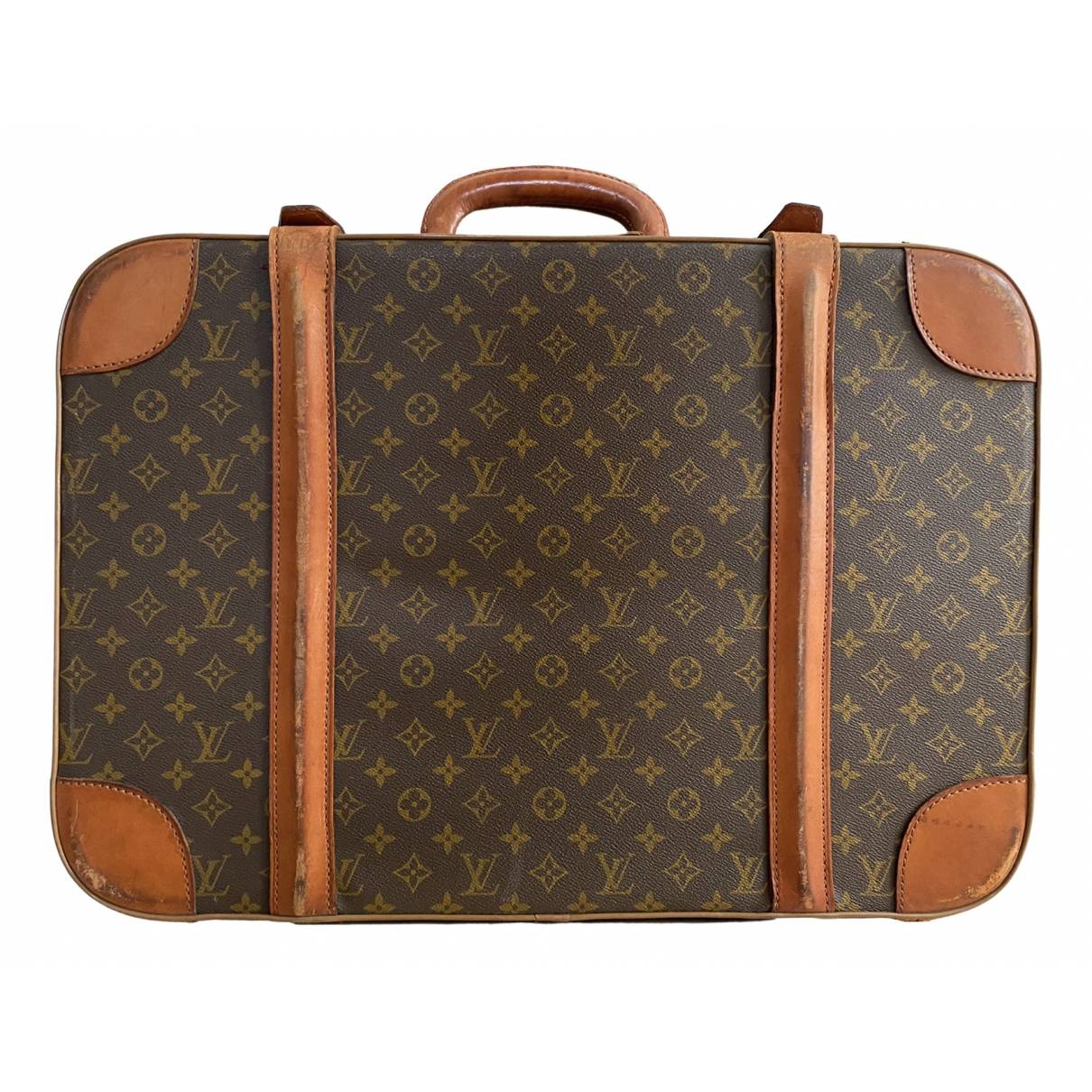 Stratos leather travel bag Louis Vuitton Brown in Leather - 25629368
