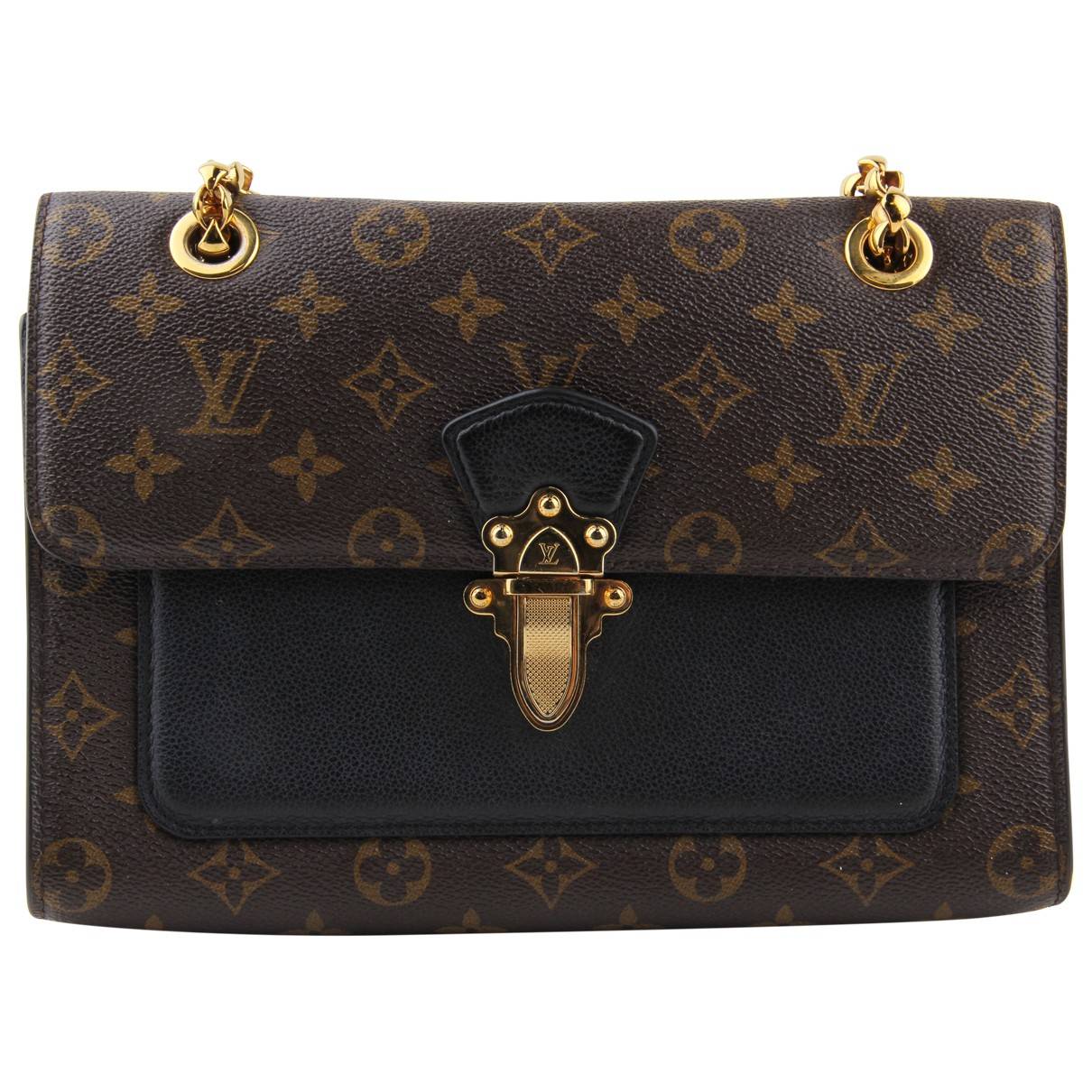 Louis Vuitton Victoire Leather Handbag