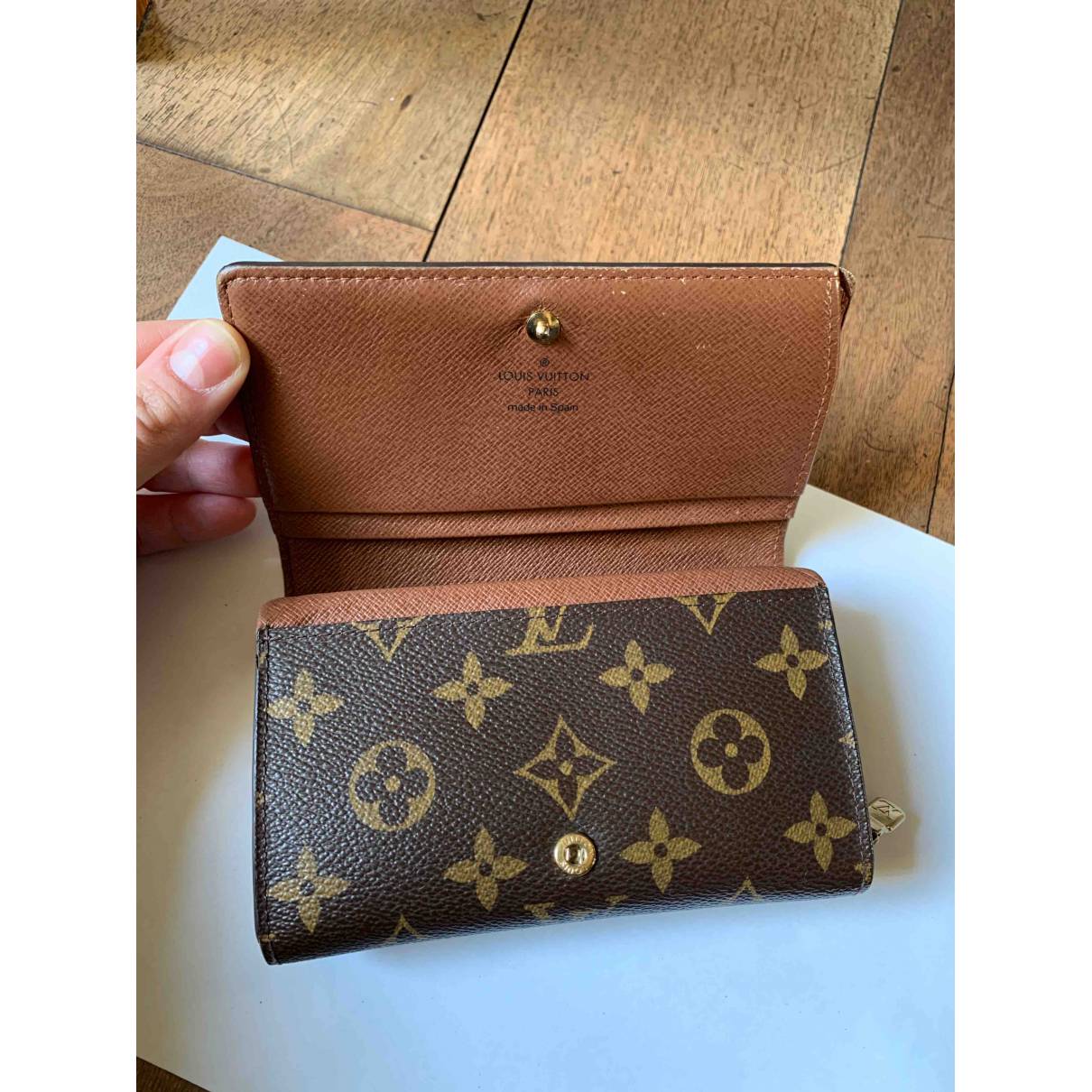 Wallet Louis Vuitton Brown in Other - 12742529