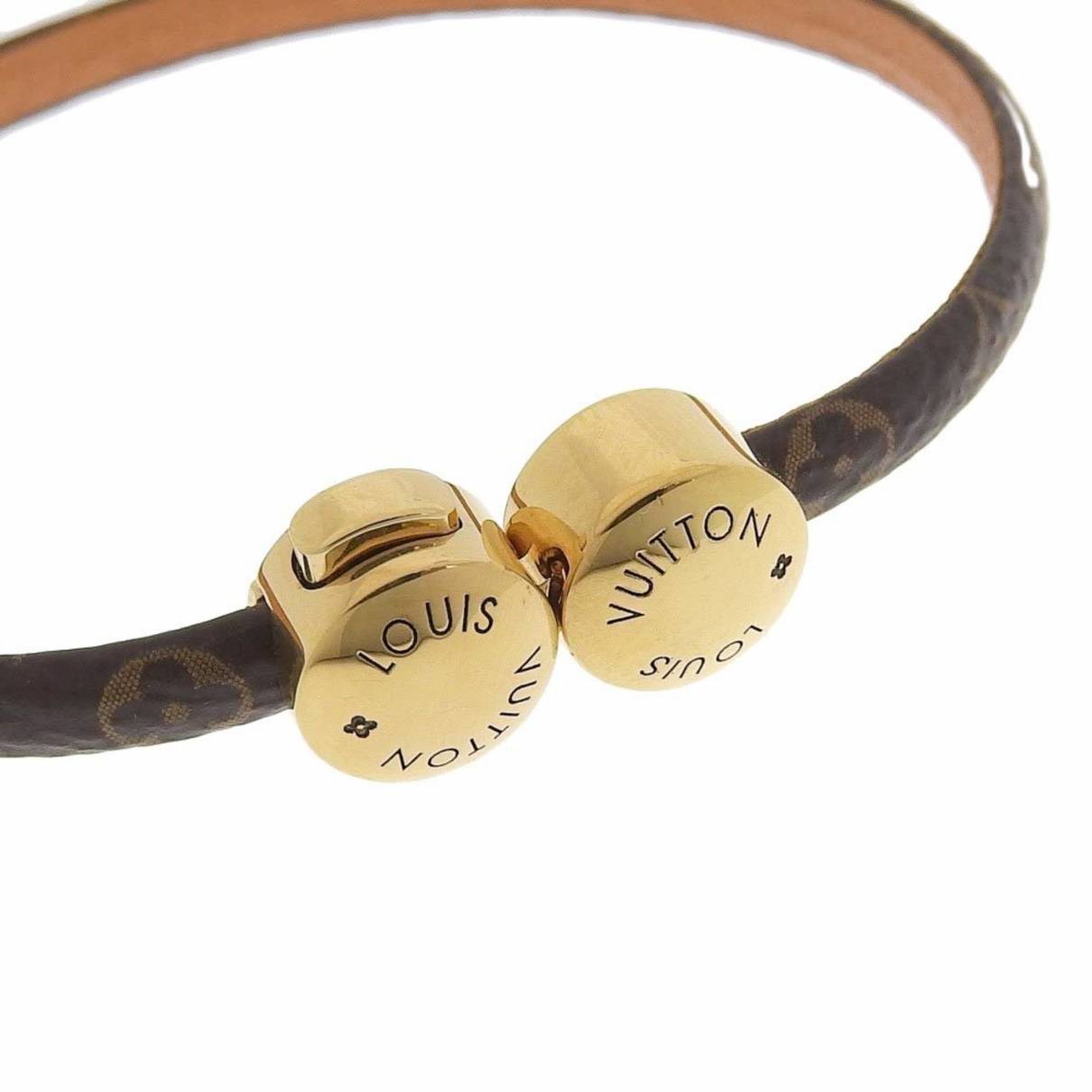 Monogram bracelet Louis Vuitton Brown in Other - 30892444