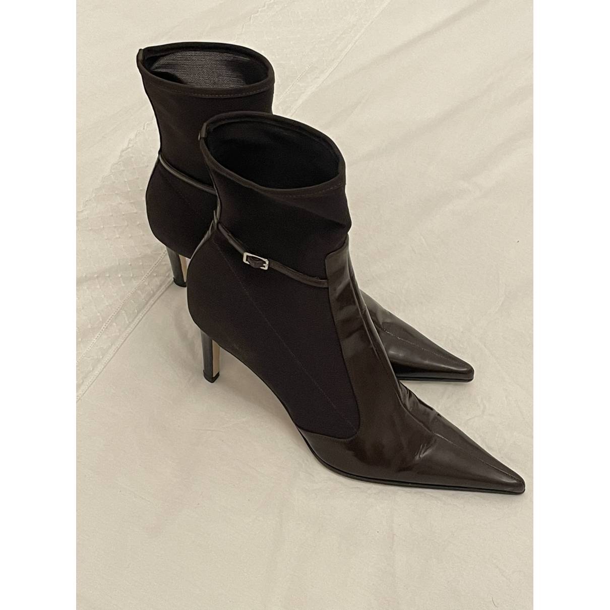 Buy Sergio Rossi Patent leather ankle boots online