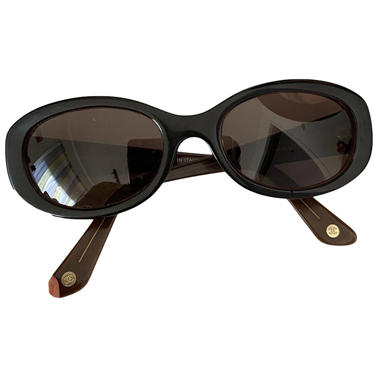 Sunglasses Chanel Brown in Plastic - 28568852