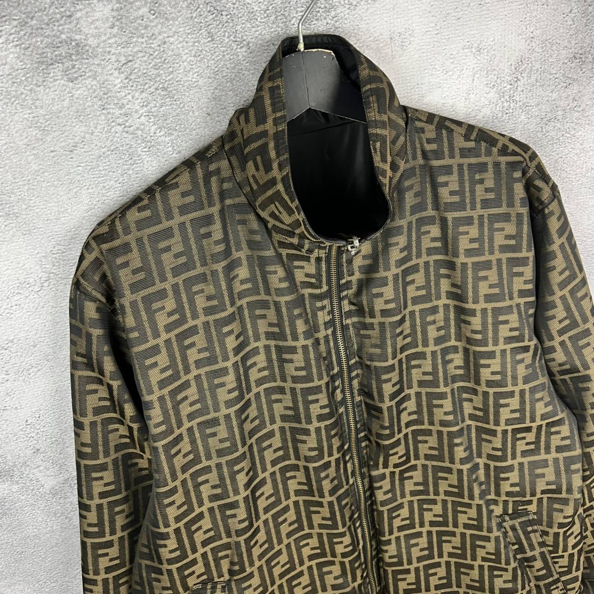 Jacket Fendi Brown size M International in Polyester - 22954349