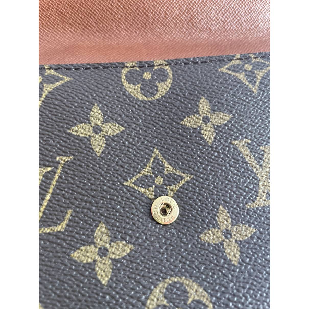 Louis Vuitton - Authenticated Clutch Bag - Polyester Brown Plain for Women, Very Good Condition