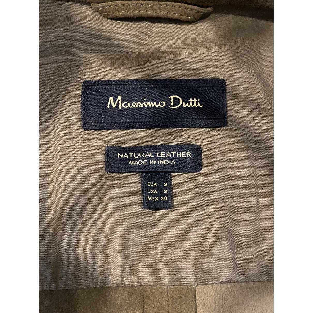 Shearling shirt Massimo Dutti