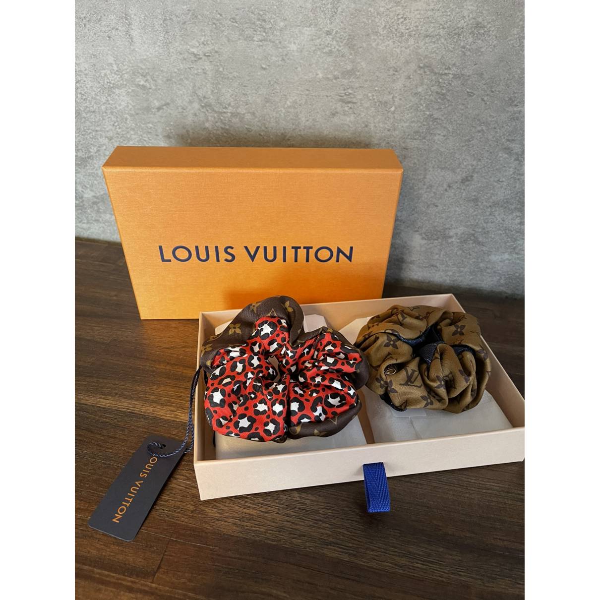 Louis Vuitton - Authenticated Monogram Hair Accessories - Silk Brown For Woman, Never Worn, with Tag