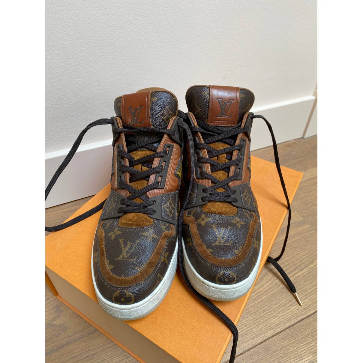 Louis Vuitton - Authenticated Trainer - Leather Brown for Men, Good Condition